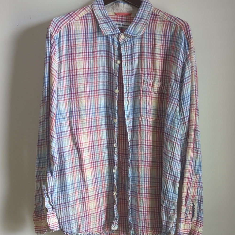 Recent Tommy Bahama Linen Long Sleeve Button Down Shirt